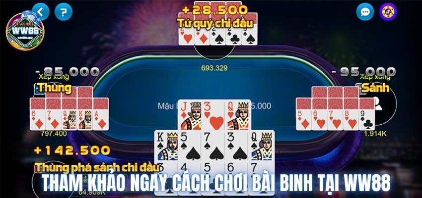 Tham khảo ngay cách chơi bài binh tại WW88